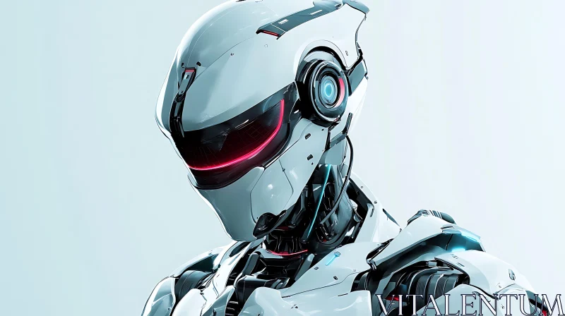 Advanced Technology Cyborg Design AI Image