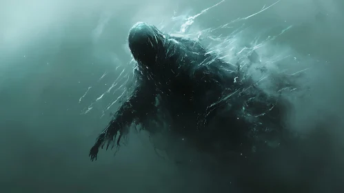 Mist-Shrouded Entity: A Haunting Specter