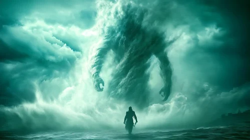 Coastal Giant Cloud Silhouette