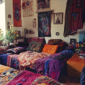 Eclectic Colorful Bohemian Interior