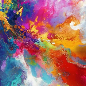 Colorful Swirl Abstract Artwork
