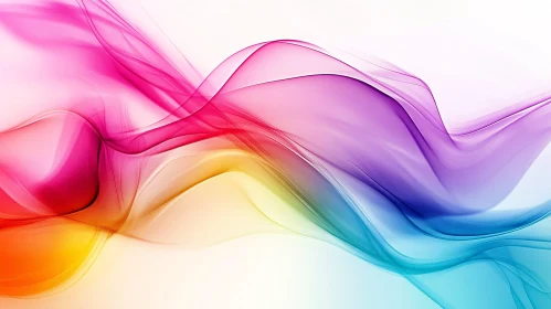 Fluid Color Lines Abstract Design