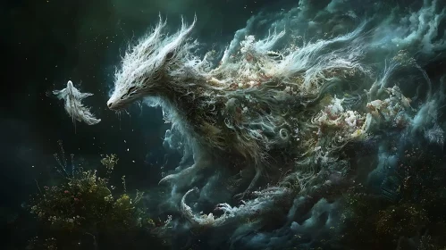 Mystical Dragon and Spirit Image