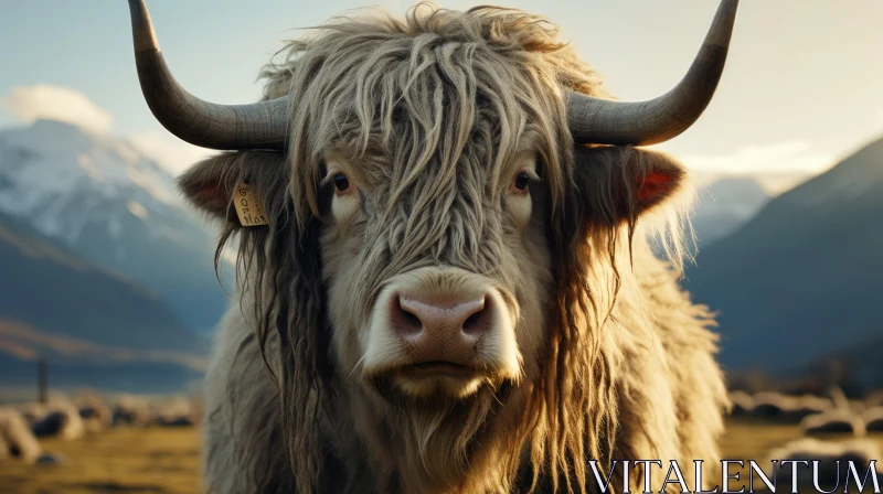 Captivating Cow Portrait in Unreal Engine 5 AI Image