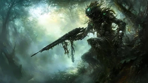 Dark Forest Guardian with Macabre Rifle