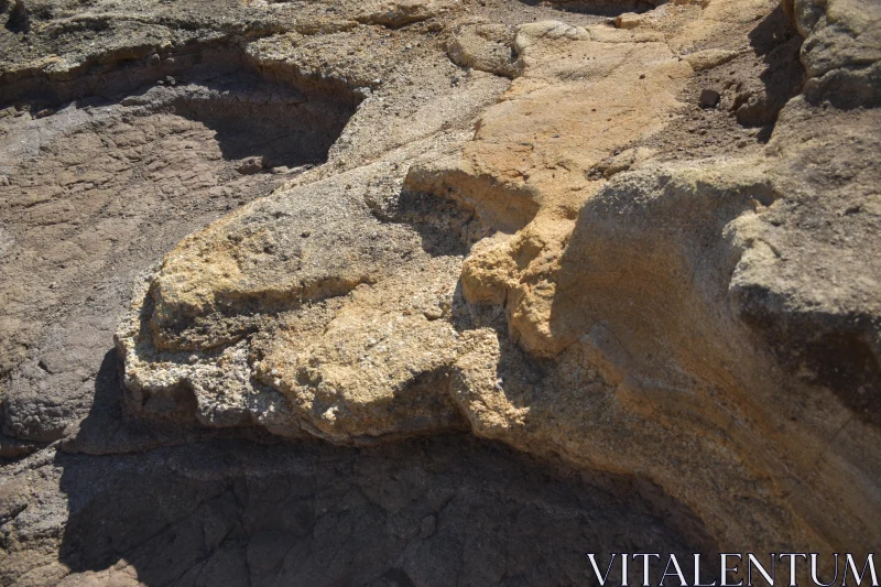 PHOTO Geological Rock Texture Close-up