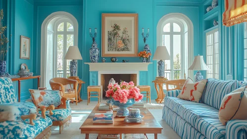 Bright and Cheerful Living Room Design