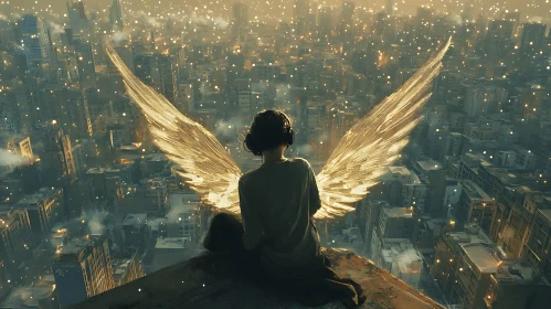 Urban Angel: Contemplation Above the Metropolis