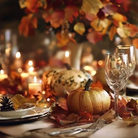 Autumnal Feast Table Decoration