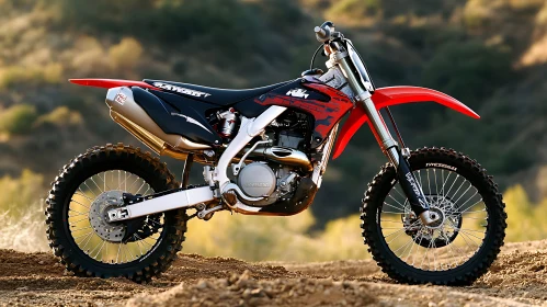 Off-Road Motorcycle Ready for Action