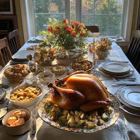 Holiday Dinner Table