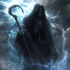 Spectral Reaper with Gnarled Staff