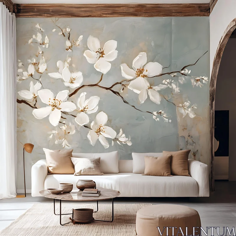 AI ART Floral Interior Design