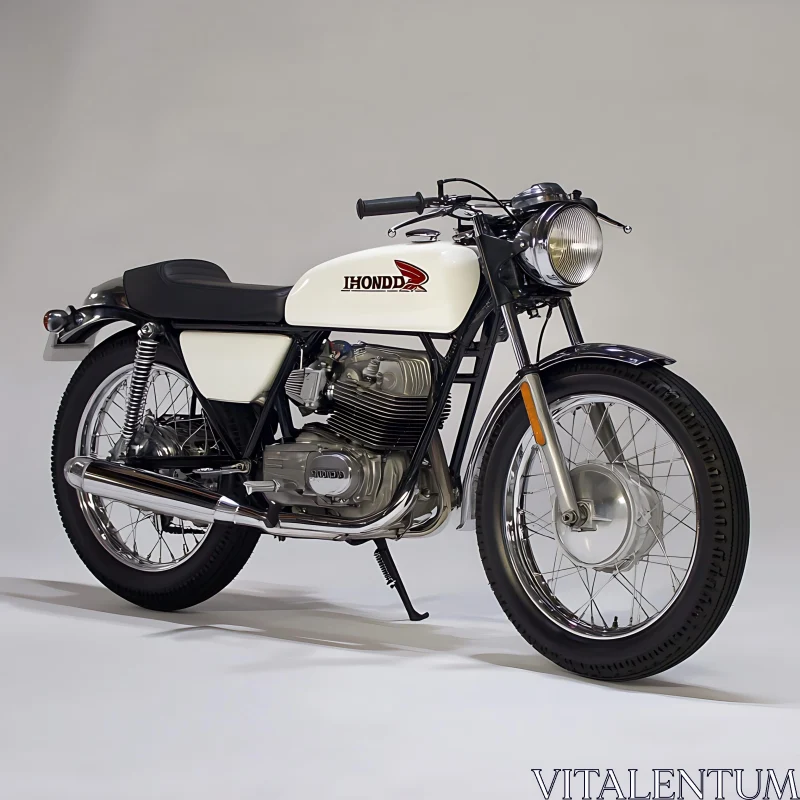 AI ART Vintage Motorcycle: A Timeless Transportation