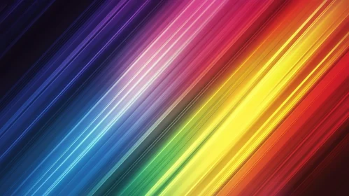 Rainbow Gradient Color Lines