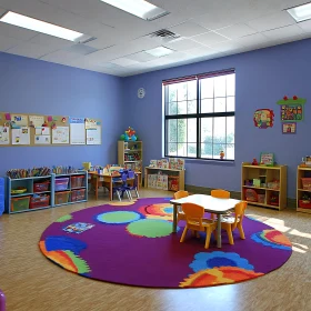 Bright and Playful Classroom Setting