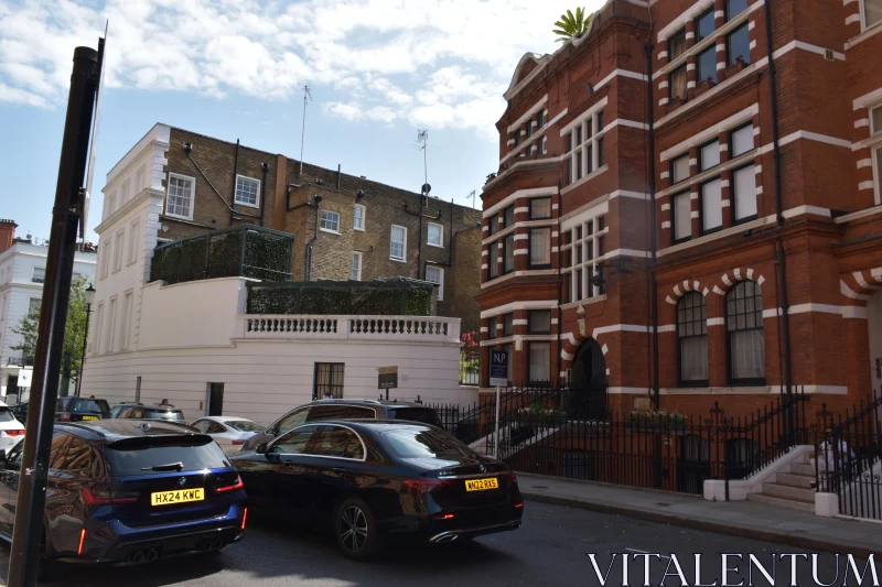 Historic Urban Street in London Free Stock Photo