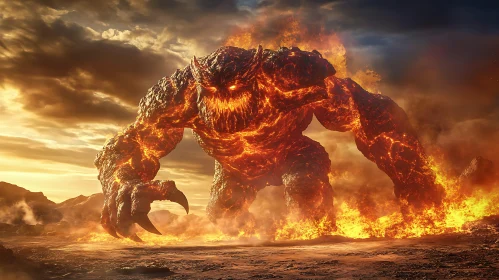 Molten Giant: A Fiery Colossus