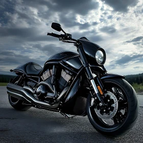 Motorcycle on the Road