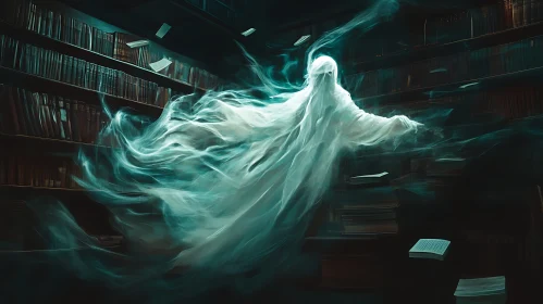 Library Ghost Apparition