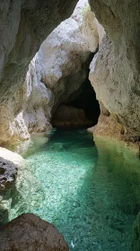 Hidden Grotto with Sparkling Waters