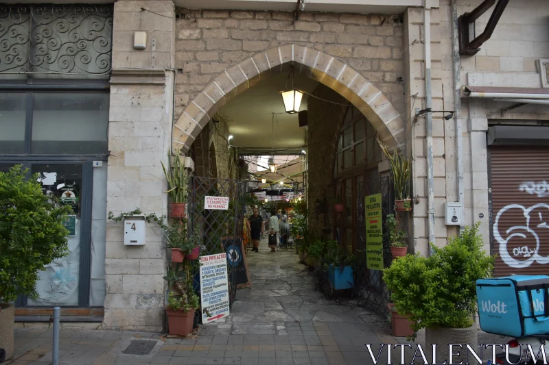 PHOTO Historic Cyprus Market Entrance