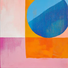 Colorful Geometric Abstract Painting