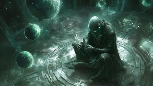 Green Sci-fi Contemplation