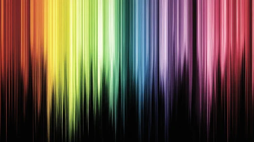 Colorful Spectrum Light Streaks Design