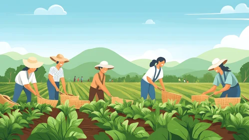 Rural Agriculture Scene
