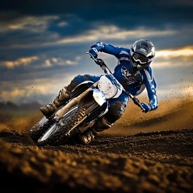 Motorcycle Racing Through the Dirt