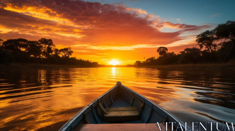 Mesmerizing Canoe in Australian Landscapes | National Geographic Photo AI Image