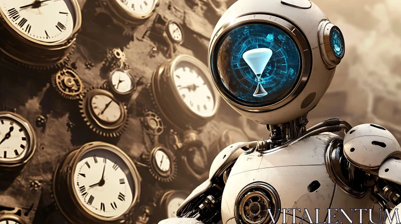 Time Keeper Robot AI Image