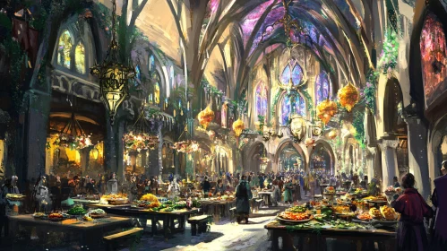 A Majestic Banquet Scene
