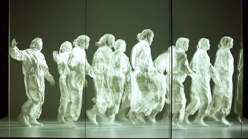 Ghostly Figures: A Study in Motion