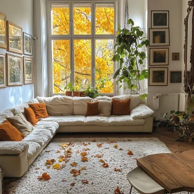 Cozy Autumn Living Room