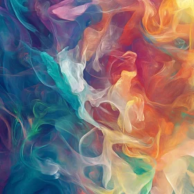 Ethereal Swirls in Abstract Art