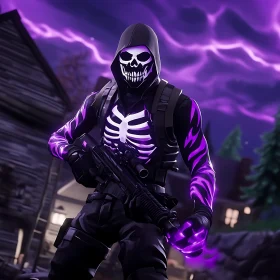 Skull Mask Character in Fortnite