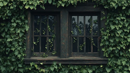 Window with Ivy