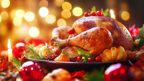 Holiday Turkey Dinner Celebration Image