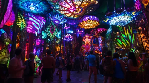 Radiant Lights: An Abstract Gathering