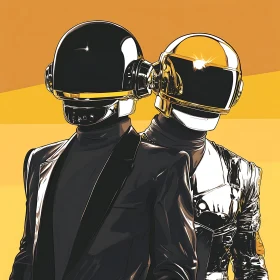 Futuristic Figures Art Design