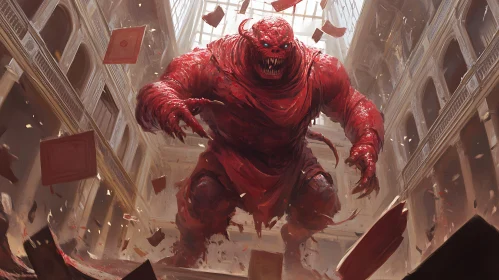 Monster in Hall