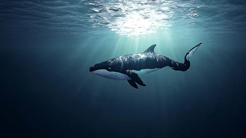 Underwater Whale Serenity