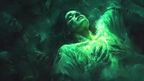Spectral Embrace: A Dark Undead Composition