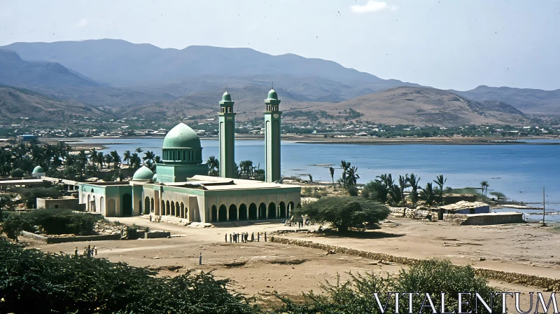 Coastal Mosque Landscape