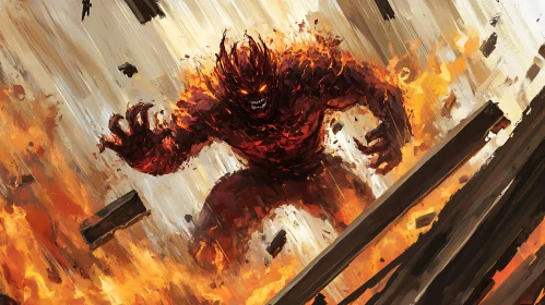 Burning Monster