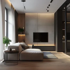 Minimalist Home Interior with Neutral Colors
