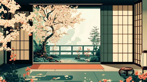Serene Garden View