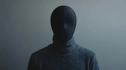 Anonymous Portrait: Figure in Dark Mask